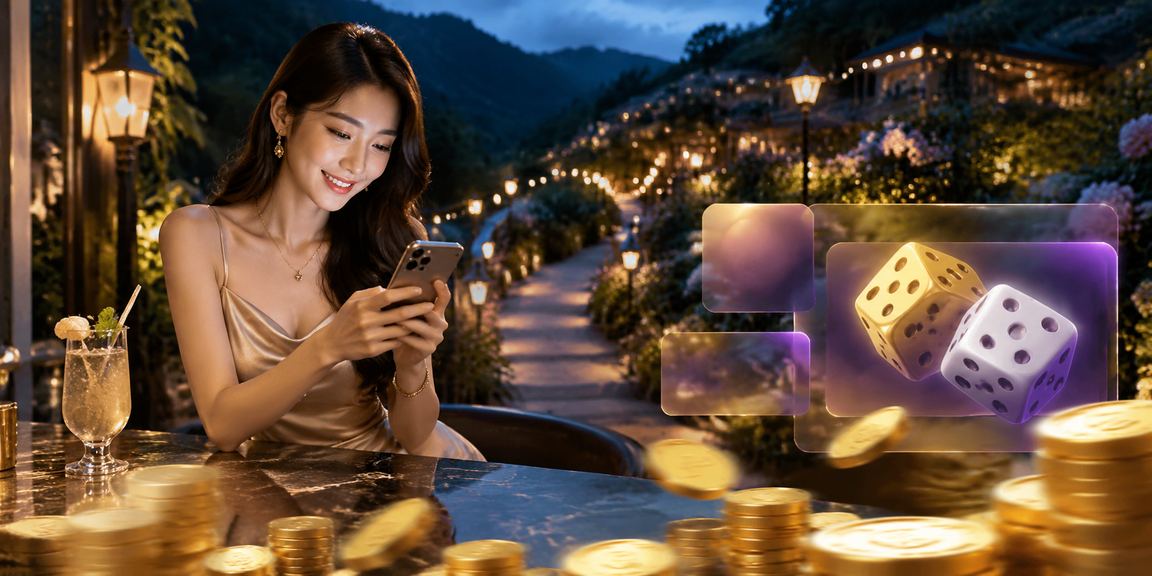 Pemain Malaysia bermain permainan dadu dalam talian melalui platform 10470